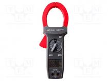 Digital clamp meter Ø 57mm LCD 4 digits (9999) V DC 0÷1000V