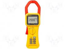 Digital clamp meter Ø 58mm LCD I DC 40/400/2000A