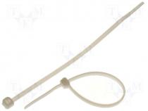 Cable tie 142x3,2mm transparent