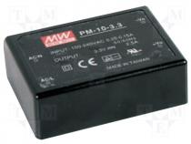 Pwr sup.unit pulse, 10W, 5VDC, 2A, 85....264VAC, 120....370VDC, 105g