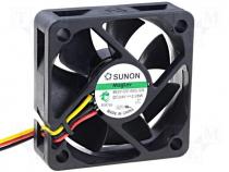 Fan DC, 24VDC, 50x50x15mm, 31.6m3/h, 40.1dBA, Vapo, 2.28W, 8÷27.6V