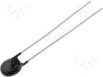 NTC thermistor, 100, 500mW, THT, 3000K, -55....125C, Ø6.5mm