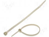 Cable tie 160x4,8mm transparent