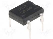 Bridge rectifier, 600V, 1A, DB-1