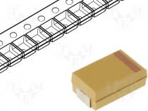 Capacitor tantalum, SMD, 4.7uF, 50V, Case D, 10%, -55....125C