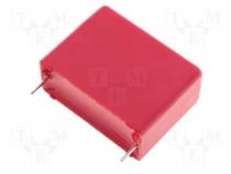 Capacitor polyester, 2.2uF, 400VAC, 630VDC, Pitch 27.5mm, 20%