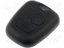 Front panel for remote controller, plastic, black, MINITOOLS