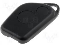 Front panel for remote controller, plastic, black, MINITOOLS