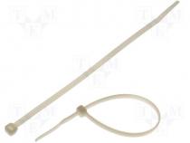 Cable tie 203x4,6mm transparent