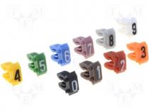 Markers for cables and wires, 0.5....2mm, polyamide, -40....85C