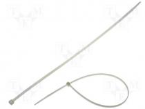 Cable tie 368x4,8mm transparent