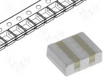 Resonator ceramic, 16MHz, SMD, 3.7x3.1x1.2mm, 0.5%