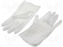 Protective gloves, ESD version, Size M