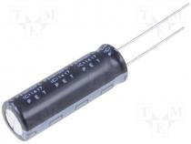 Capacitor electrolytic, THT, 27uF, 400V, Ø10x30mm, 20%, 2000h