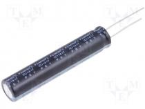 Capacitor electrolytic, THT, 120uF, 200V, Ø10x50mm, 20%, 2000h