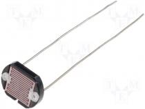 Photoresistor, 250mW, 8k, 300k, Mounting THT, 300VDC