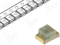 LED, SMD, 0805, green, 110-300mcd, 120, 2x1.25mm