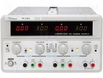 Pwr sup.unit laboratory, Channels 3, 0÷30VDC, 0÷30VDC, 5VDC, 0÷5A