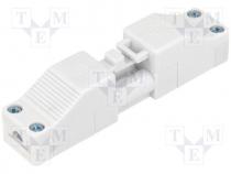 Connector pluggable terminal block, lock, male + female, 16A