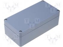 Enclosure multipurpose, X 80mm, Y 160mm, Z 55mm, ABS, dark grey