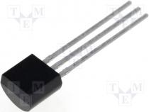 Transistor NPN, bipolar, 60V, 600mA, 350mW, TO92