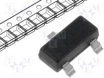 Transistor P-MOSFET, -60V, -50mA, SOT23-3, Channel enhanced