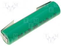 Rechargeable battery Ni-MH, AAA, R3, 1.2V, 700mAh