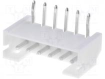 Socket, wire-board, male, PIN 6, 2mm, THT, 1A, tinned, 20m, -25....85C