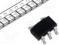 Temperature sensor, logic output, -40÷125C, SOT23-5, SMD, 0,5C