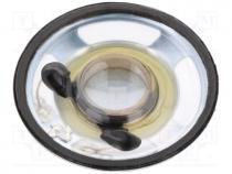 Loudspeaker, miniature, general purpose, 0.3W, 8, 100....5000Hz