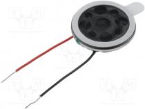 Loudspeaker, miniature, general purpose, 0.5W, 50, 700÷20000Hz