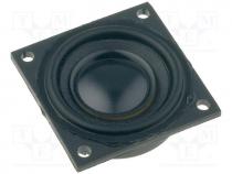 Loudspeaker, 0.5W, 8, 300÷19000Hz, Sound level 74dB