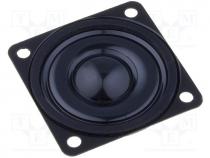 Loudspeaker, miniature, mylar, general purpose, 0.5W, 8, Ø 40mm