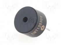 Sound transducer elektromagnetic alarm, THT, 30mA, -20....70C