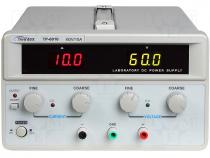 Pwr sup.unit laboratory, Channels 1, 0....60VDC, 0....10A