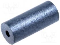 Ferrite sleeve, L 8mm, Int.dia 1mm, Out.diam 3.5mm, 0,15mm