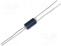 Inductor ferrite, Number of coil turns 1.5, Imp.@ 25MHz 337