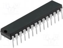 AVR microcontroller, EEPROM  512B, SRAM  1kB, Flash  8kB, DIP28