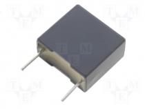 Capacitor polypropylene, X2,suppression capacitor, 1uF, 22.5mm