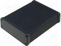 Enclosure  with panel, 1455, X 103mm, Y 120mm, Z 30.5mm, aluminium