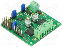 DC-motor driver, IC  MC33887, 10kHz, 2.5A, Uin mot 5÷24V