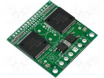 DC-motor driver, IC  VNH3SP30, 10kHz, 9A, Uin mot 5.5....16V