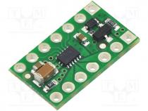 DC-motor driver, IC  DRV8835, 250kHz, 1.2A, Uin mot 2....11V