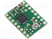 Stepper motor controler, IC  A4988, 1A, Uin mot 8÷35V