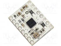 Stepper motor controler, IC  DRV8834, 2A, Uin mot 2.5÷10.8V