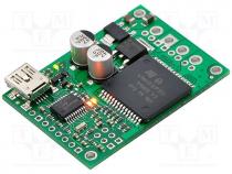 DC-motor driver, IC  VNH2SP30, 20kHz, 12A, Uin mot 6....16V