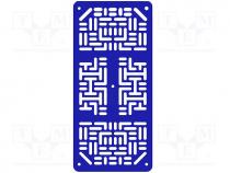 Robo.access  chassis, acrylic, blue, 172x80x3mm