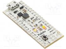 A-star, ATMEGA32U4, 0.5....5.5VDC, PWM 7, No.of in./out 26, 48x18mm