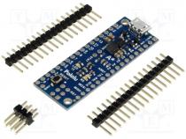 A-star, ATMEGA32U4, 2.7....11.8VDC, PWM 7, No.of in./out 26, 48x18mm