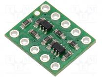 Converter, logic level shifter, 1.5....18VDC